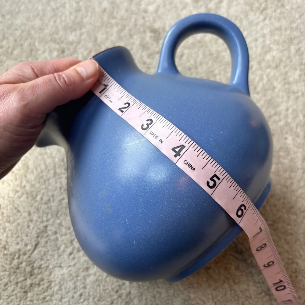 Dansk Mesa Sky Blue Ceramic Pitcher KW Portugal